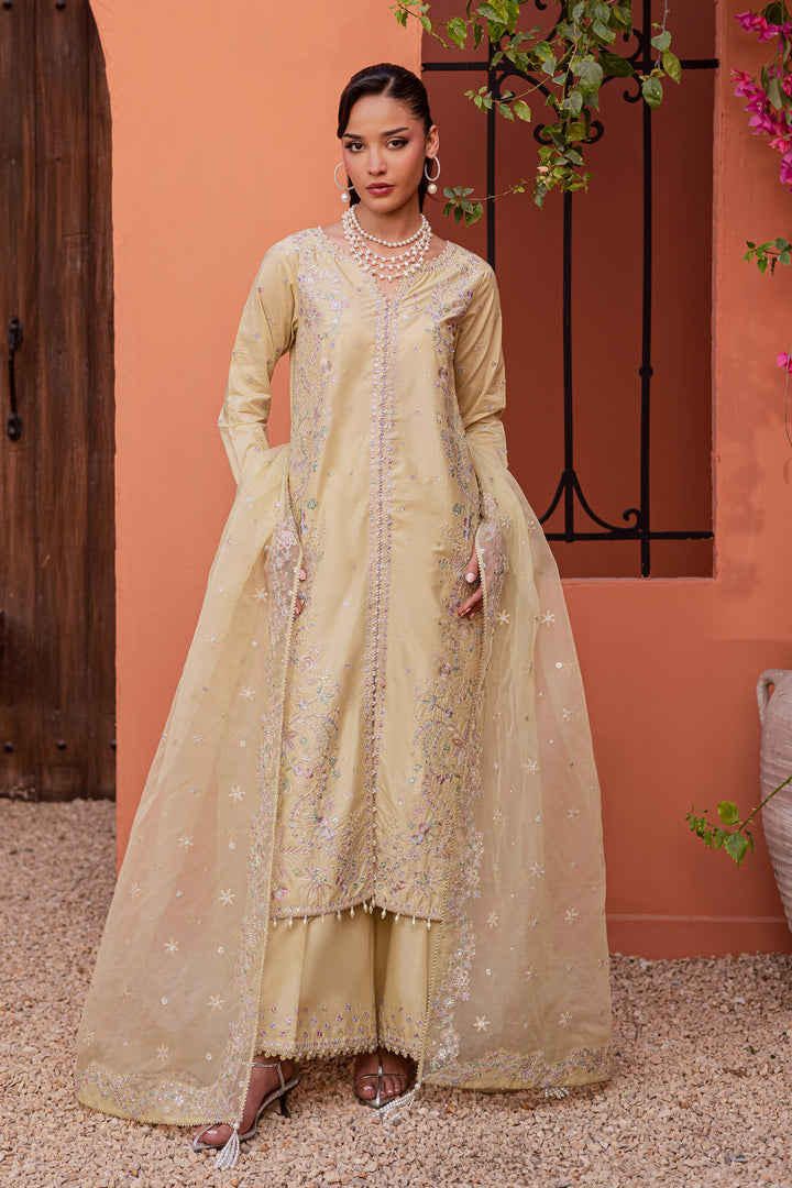 Felia 3Pc - Festive Embroidered Lawn