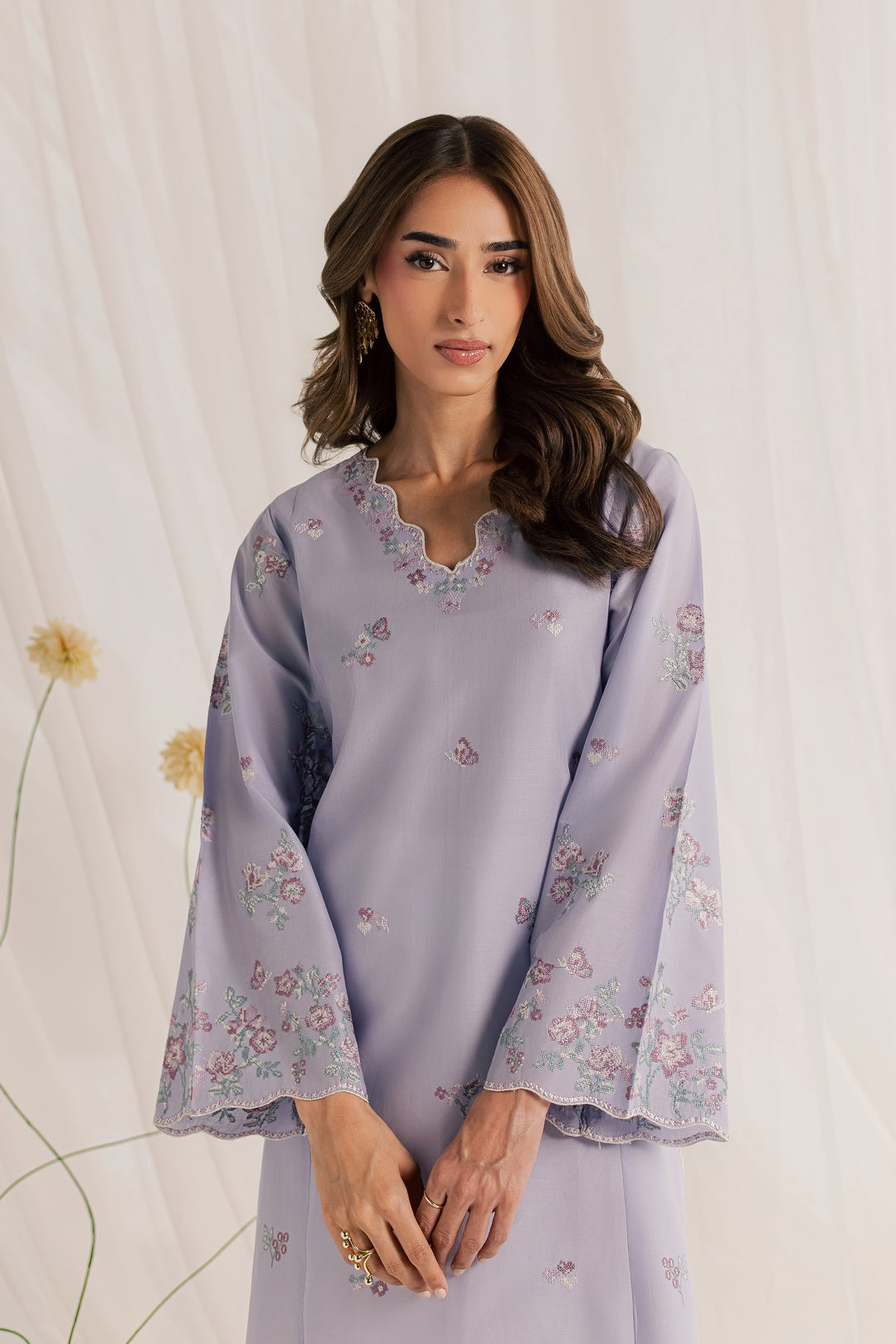 Phelia 2Pc - Embroidered Lawn Dress