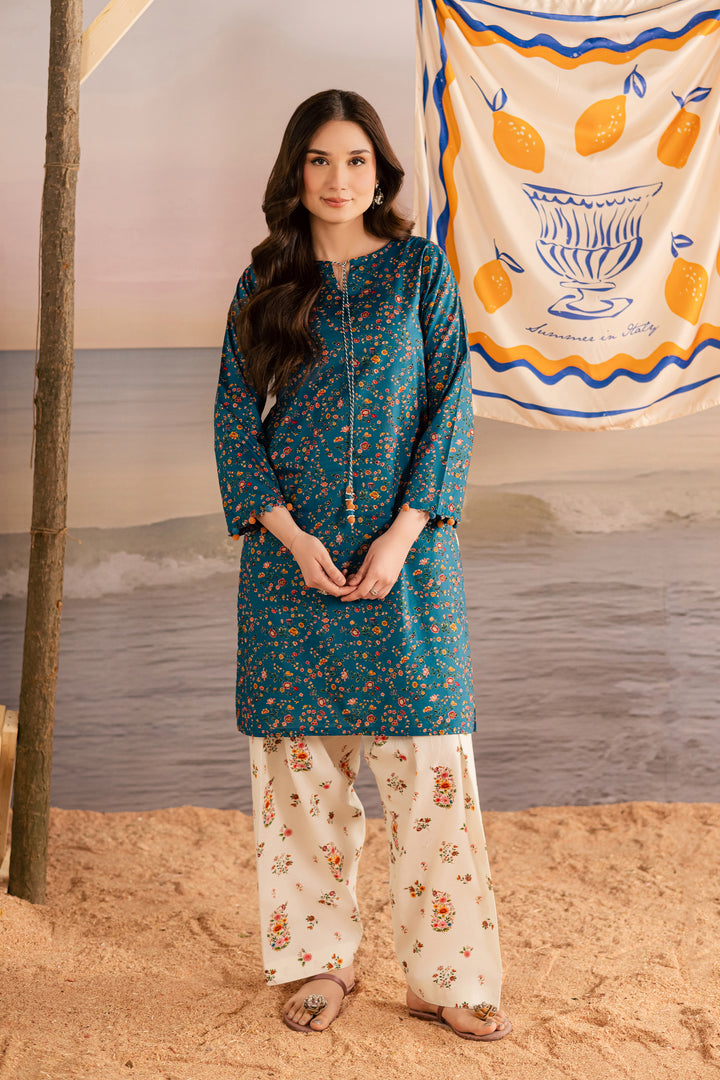 Yunna 2Pc - Printed Lawn Dress
