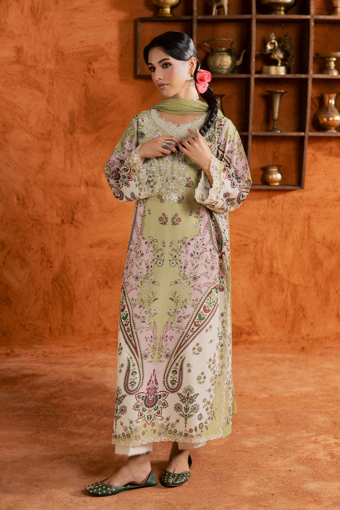 Margot 3Pc - Printed Lawn Dress