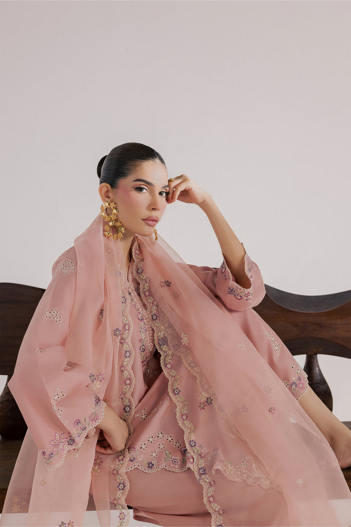 Taffy Macaron 3Pc - Luxury Embroidered Lawn