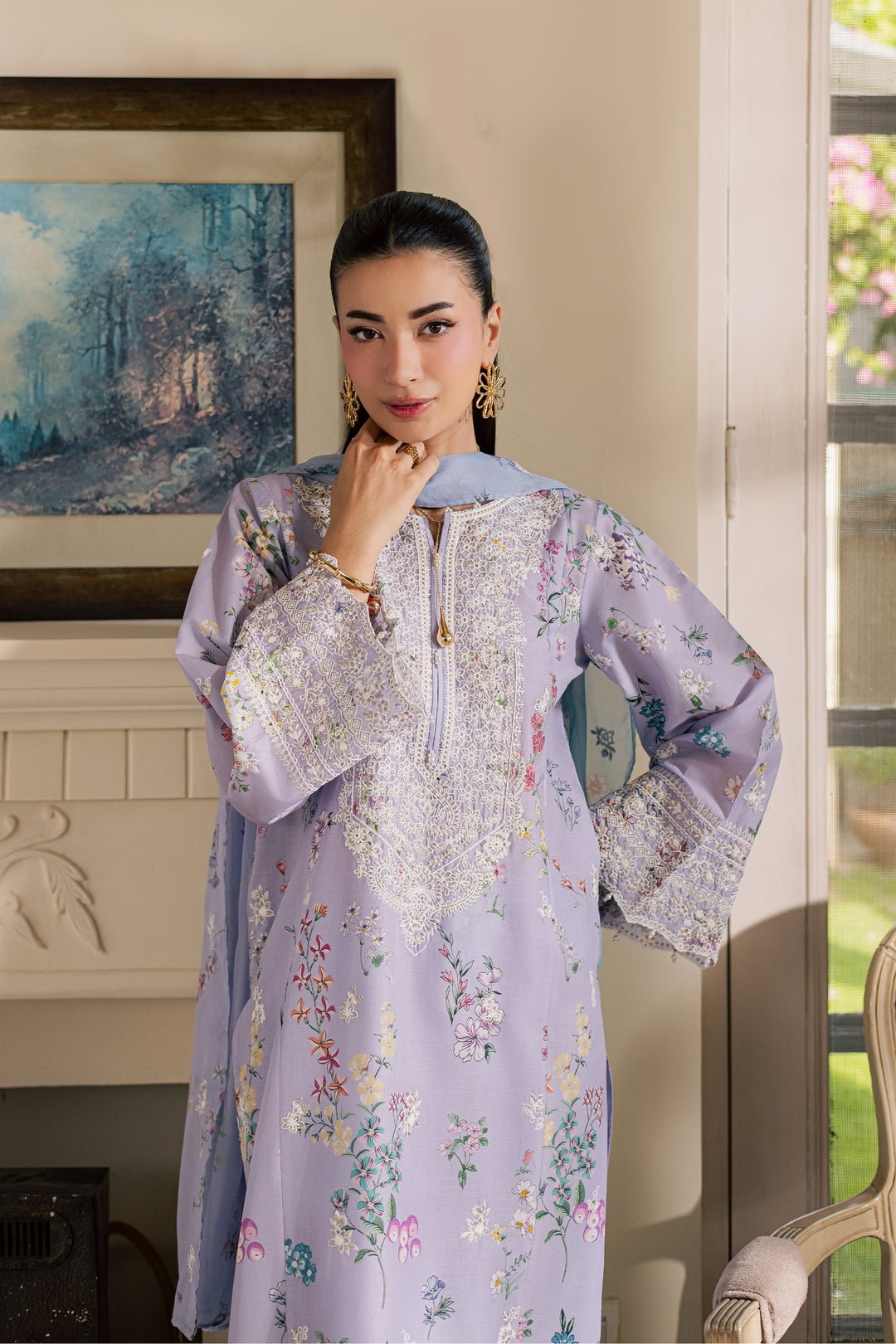 Ira 3Pc - Luxury Embroidered Lawn