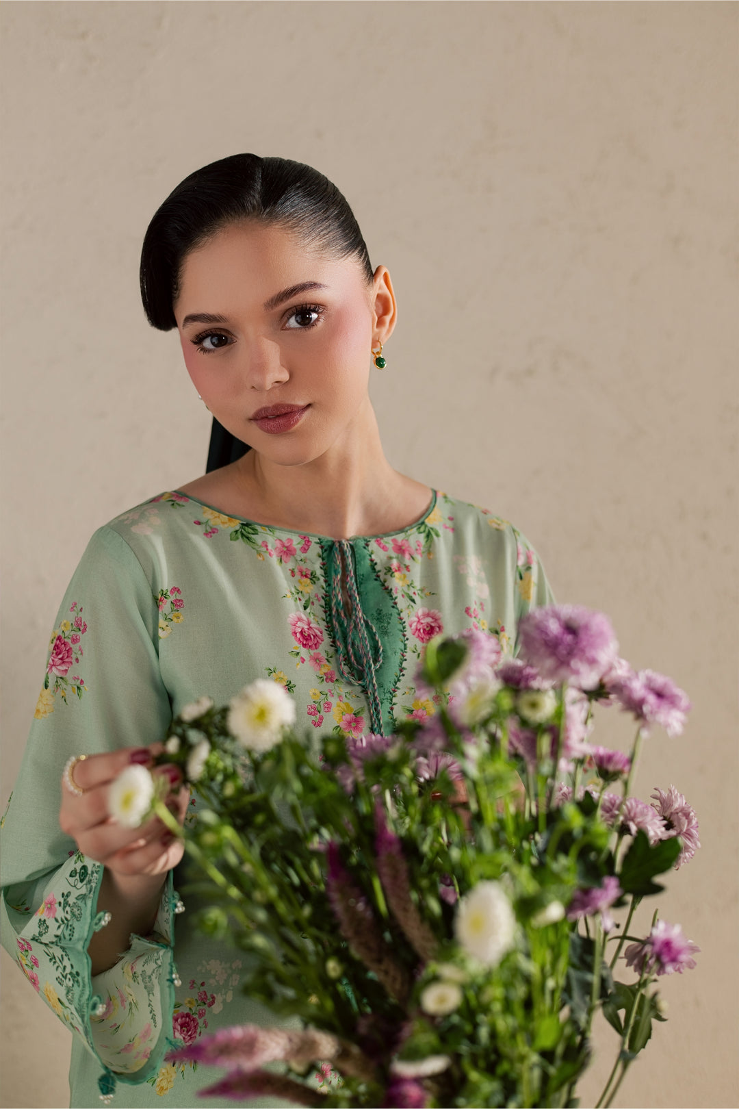 Wally 2Pc - Printed Lawn Dress