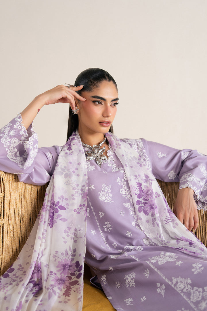 Dusty Lilac 3Pc - Festive Eid Pret