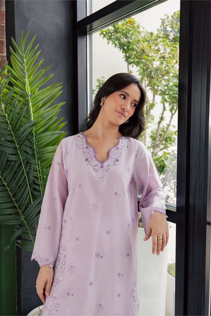 Fleura 2Pc - Embroidered Lawn Dress