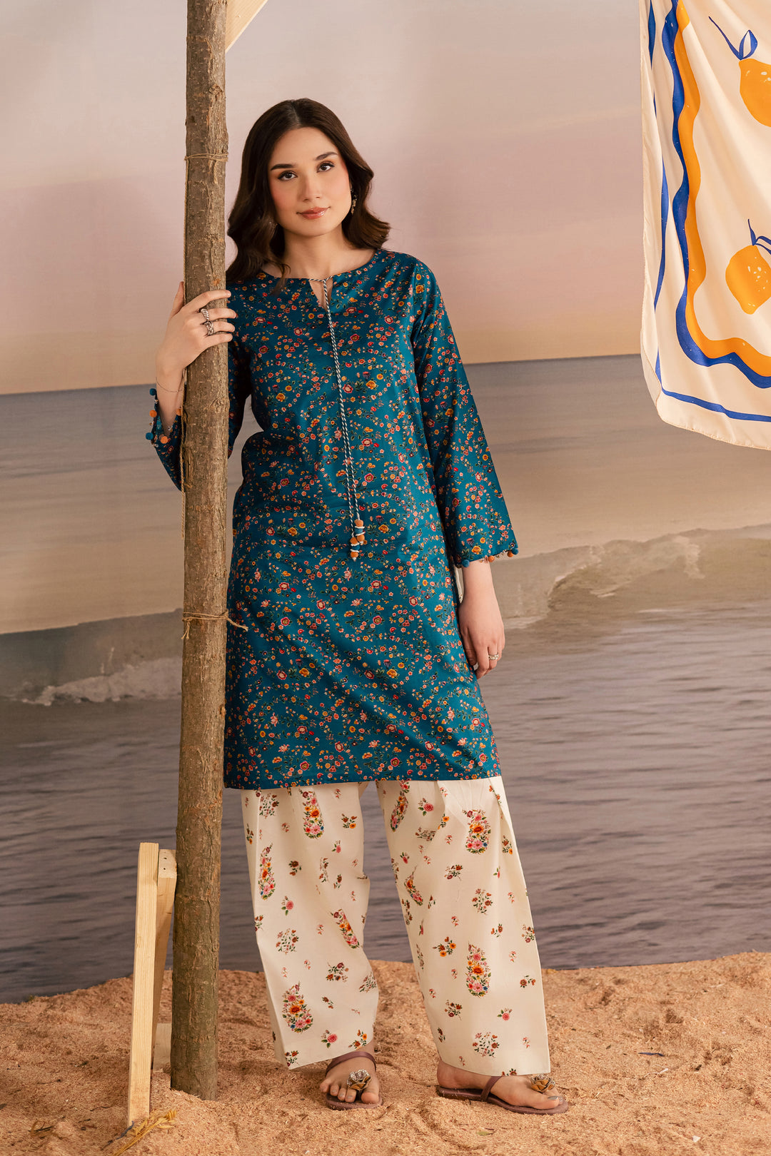 Yunna 2Pc - Printed Lawn Dress