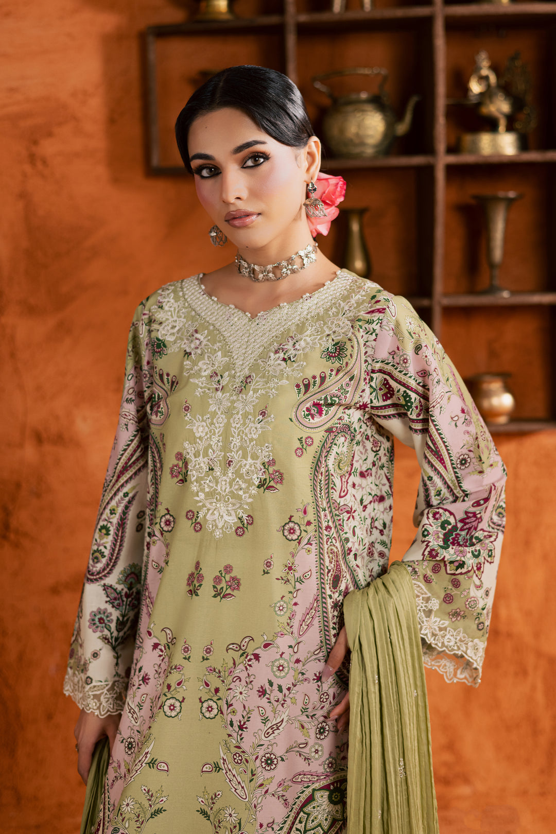 Margot 3Pc - Printed Lawn Dress
