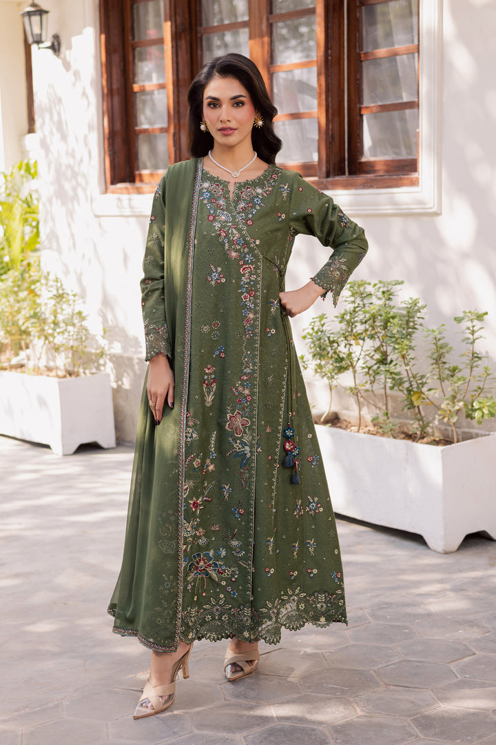 Sofiaa 3Pc - Embroidered Karandi Dress