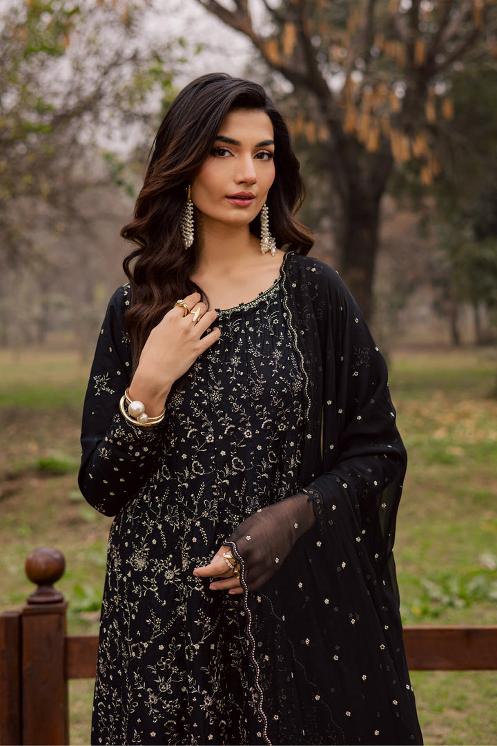 Mah e Nur 3Pc - Festive Embroidered Lawn
