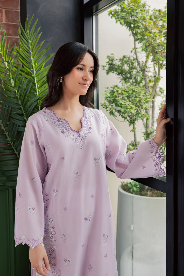 Fleura 2Pc - Embroidered Lawn Dress