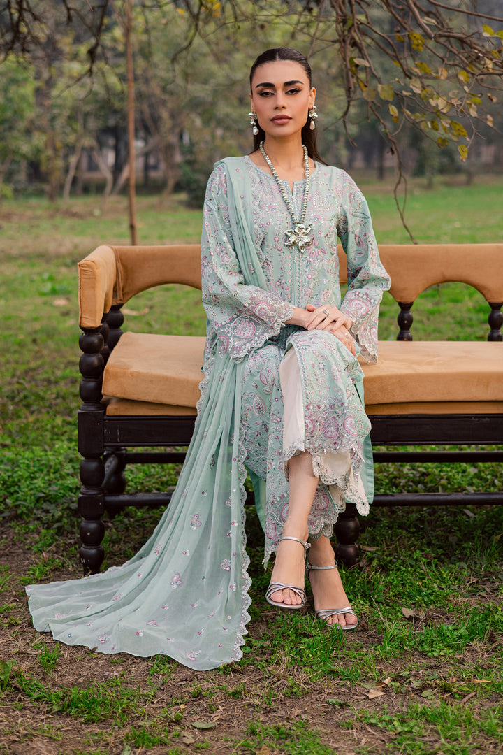 Iridule 3Pc - Festive Embroidered Lawn