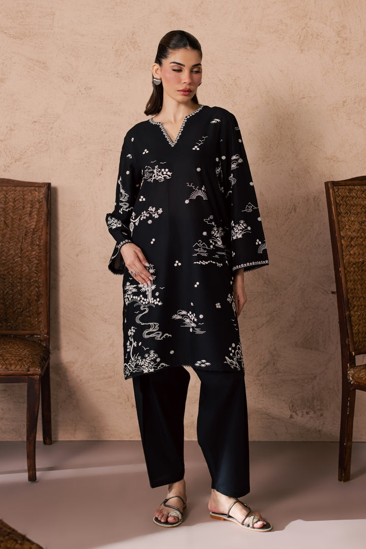Elan 2Pc - Embroidered Lawn Dress