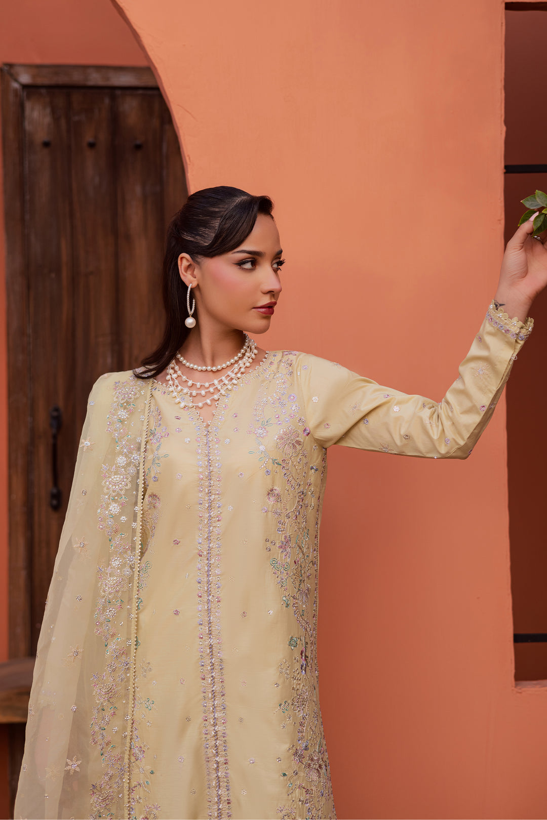Felia 3Pc - Festive Embroidered Lawn