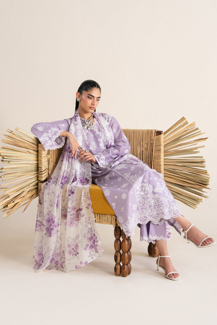 Dusty Lilac 3Pc - Festive Eid Pret