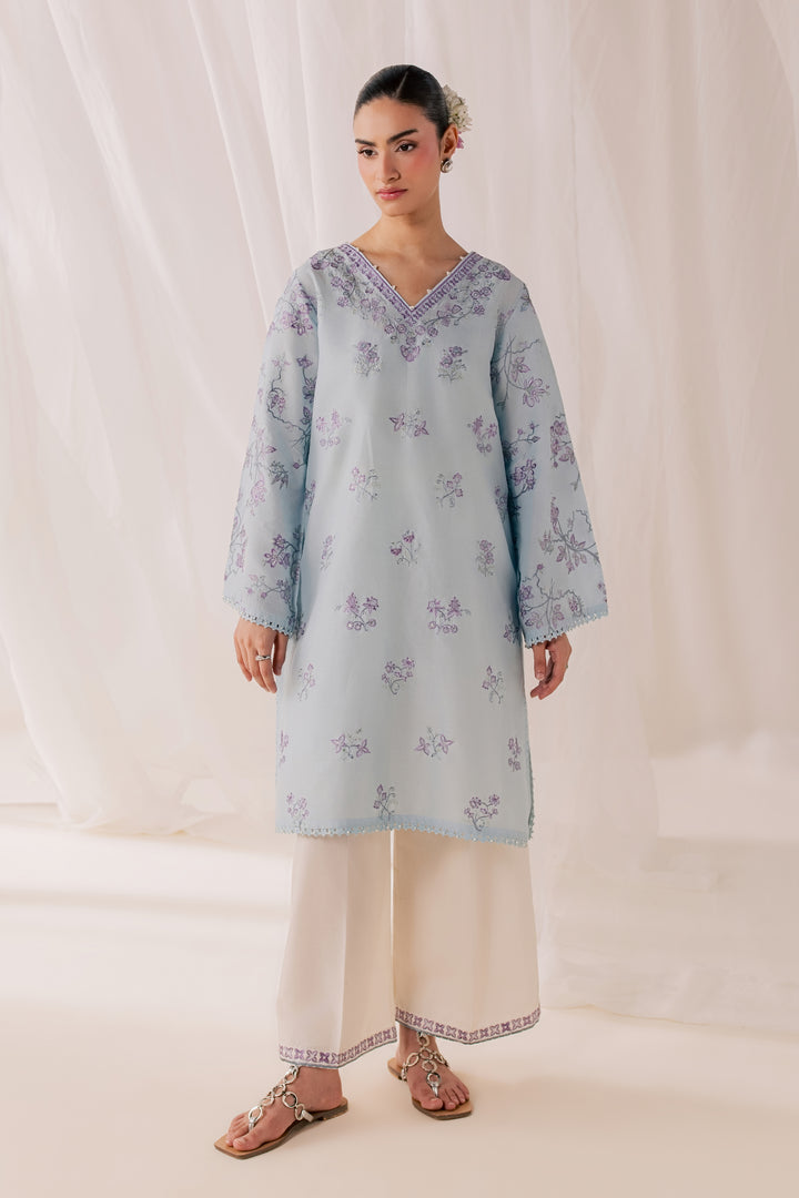 Hanat 3Pc - Luxury Embroidered Lawn