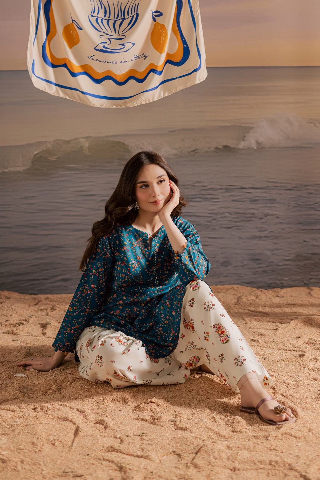 Yunna 2Pc - Printed Lawn Dress