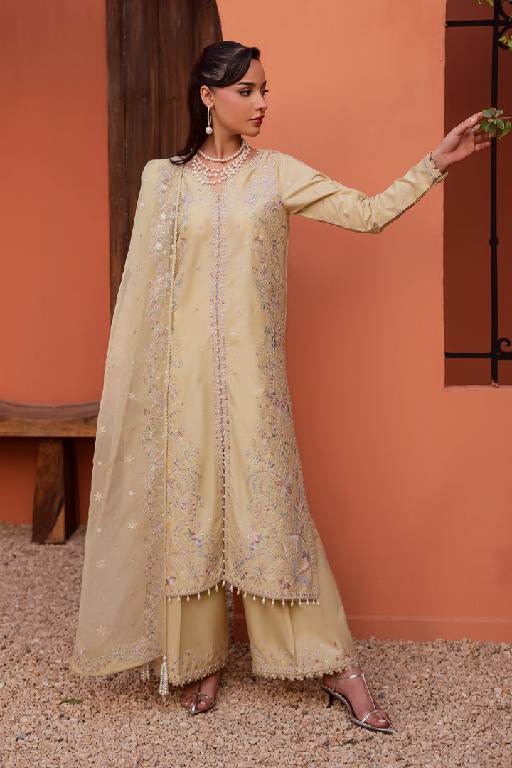 Felia 3Pc - Festive Embroidered Lawn