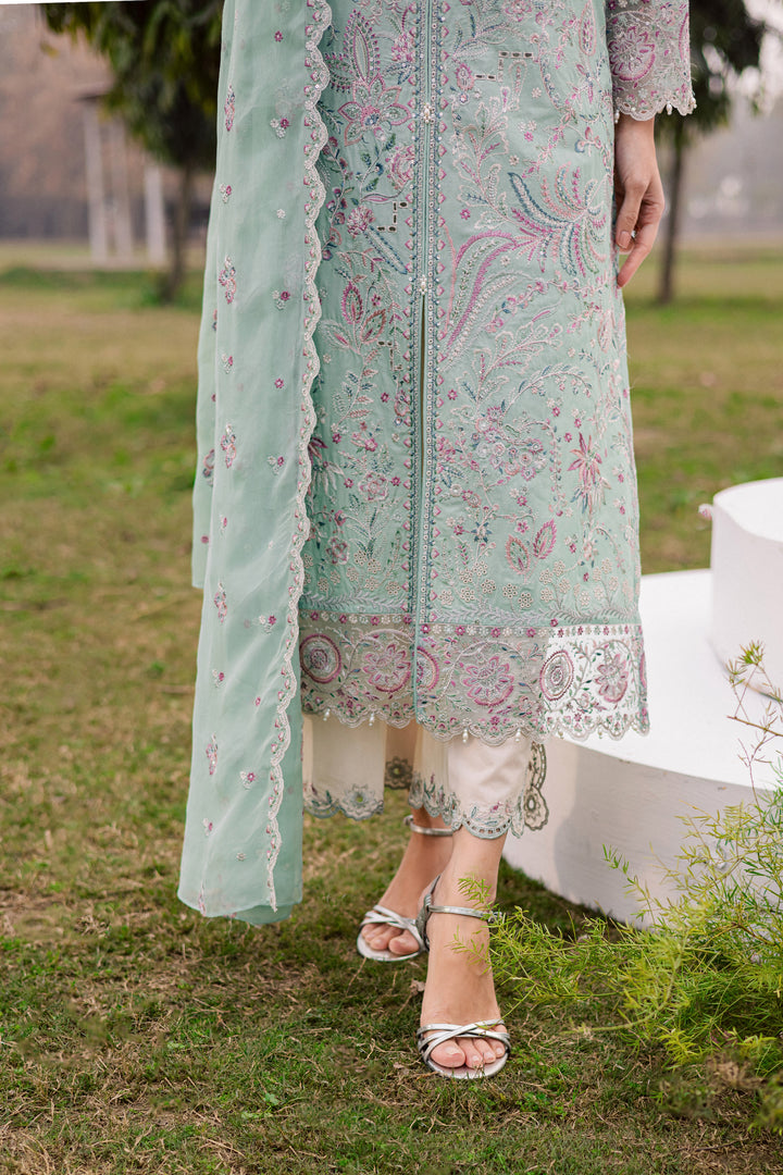 Iridule 3Pc - Festive Embroidered Lawn