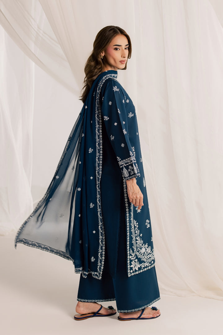 Esaam 3Pc - Embroidered Lawn Dress