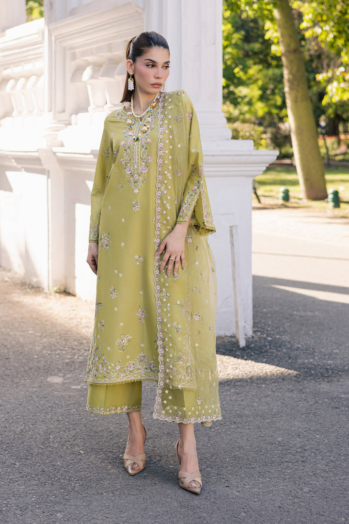 Nirvanah Blue 3Pc - Luxury Embroidered Lawn
