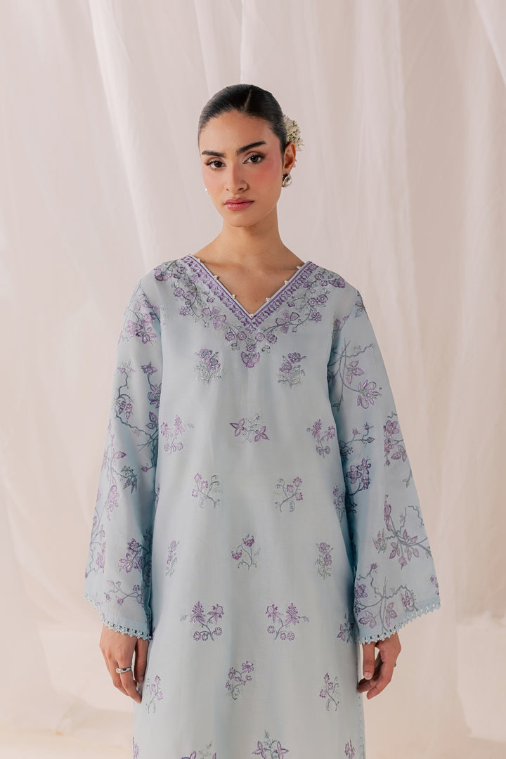 Hanat 3Pc - Luxury Embroidered Lawn