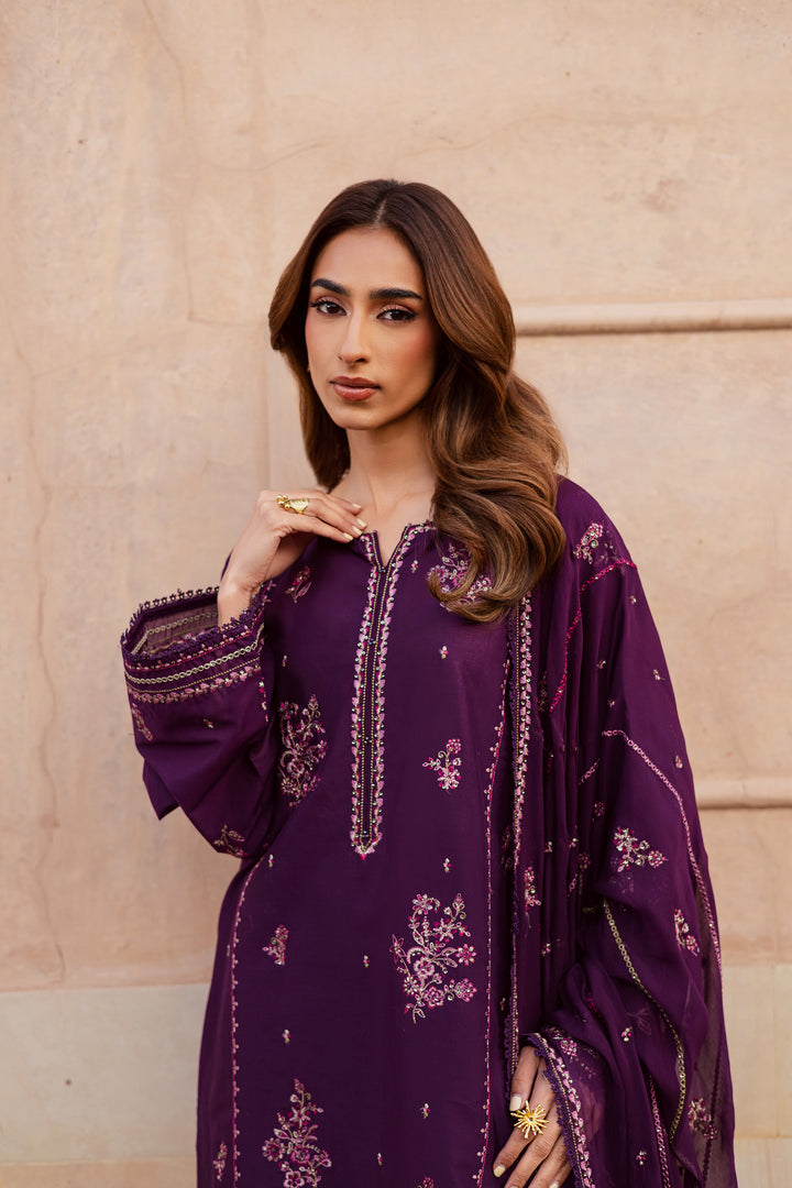 Mashayem 3Pc - Festive Embroidered Lawn