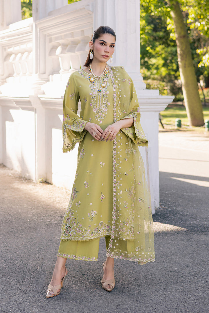 Nirvanah Blue 3Pc - Luxury Embroidered Lawn