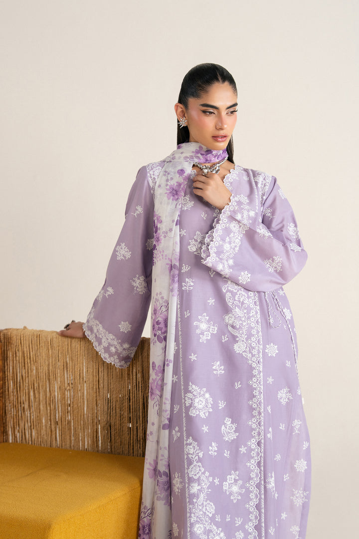 Dusty Lilac 3Pc - Festive Eid Pret