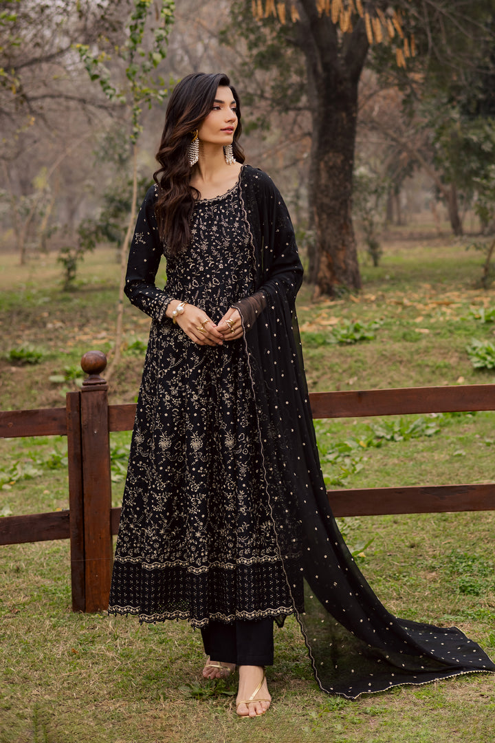 Mah e Nur 3Pc - Festive Embroidered Lawn
