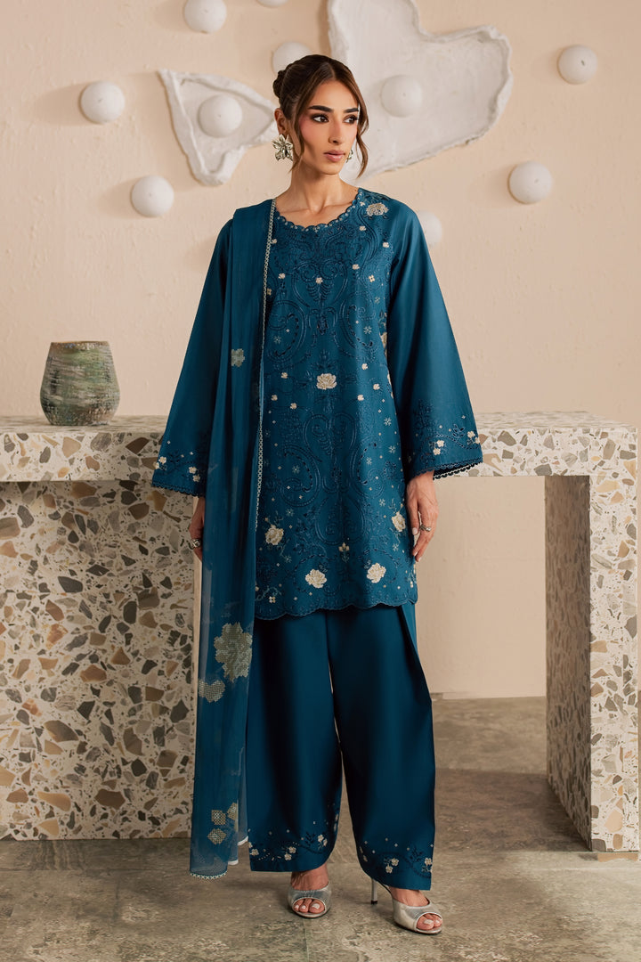 Krypt 3Pc - Embroidered Lawn Dress