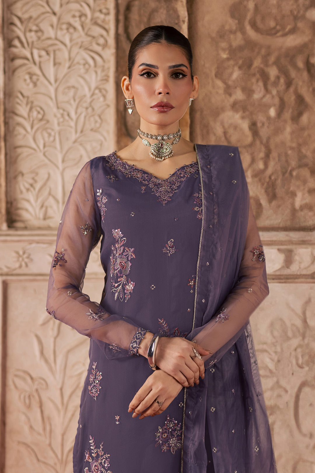 Meesha 3Pc - Festive Luxe Pret