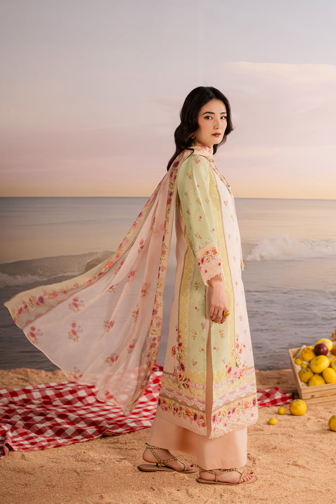 Syrus 3Pc - Printed Lawn Dress