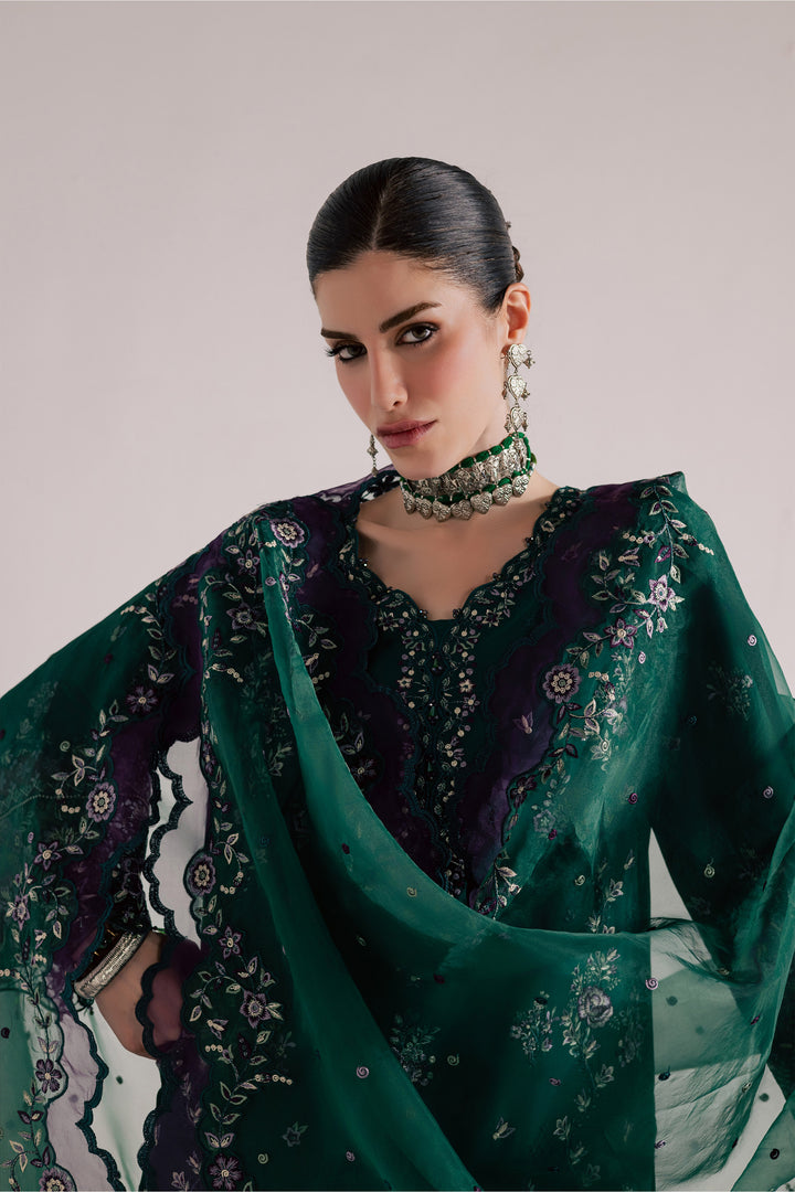 Purple Forest 3Pc - Festive Eid Pret