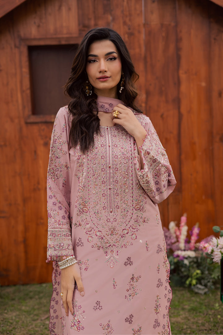Toska 3Pc - Festive Embroidered Lawn