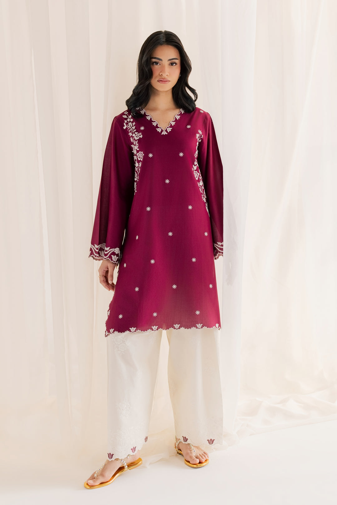 Jam Heart 2Pc - Embroidered Lawn Dress