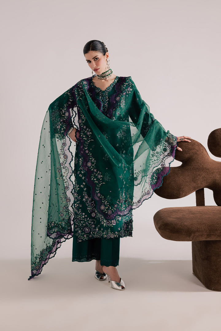Purple Forest 3Pc - Festive Eid Pret