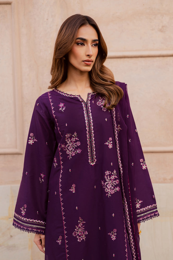 Mashayem 3Pc - Festive Embroidered Lawn