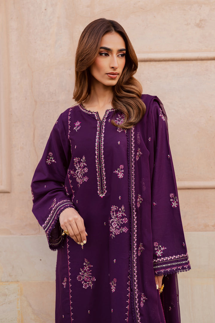 Mashayem 3Pc - Festive Embroidered Lawn