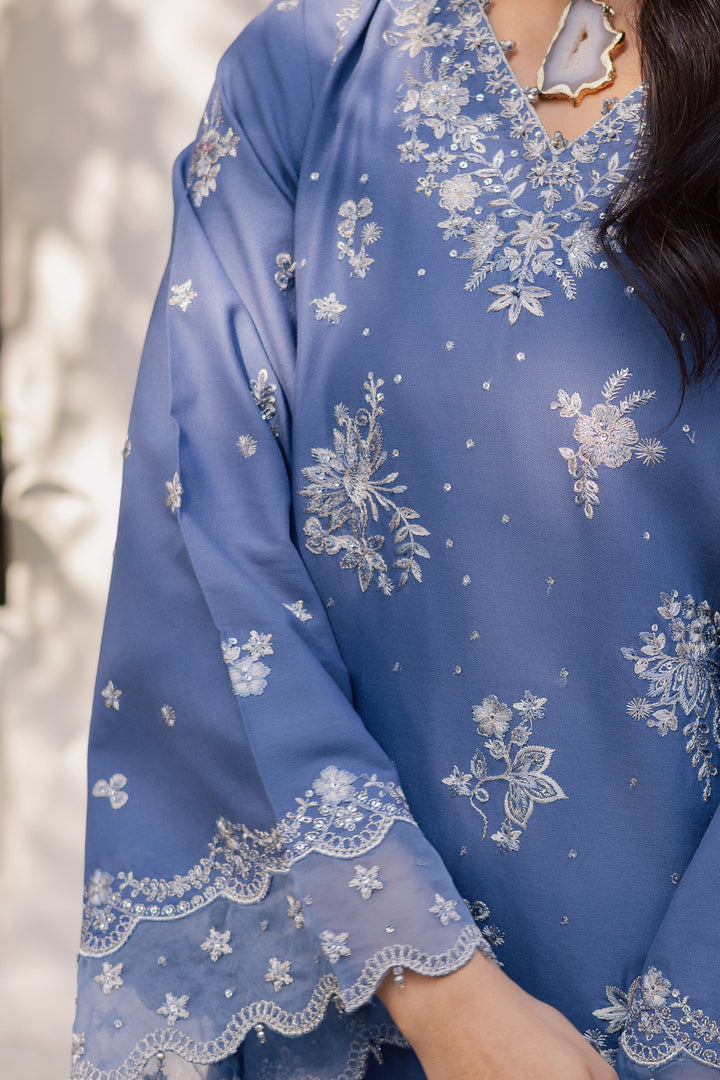 Chaandi 3Pc - Embroidered Khaddar Dress