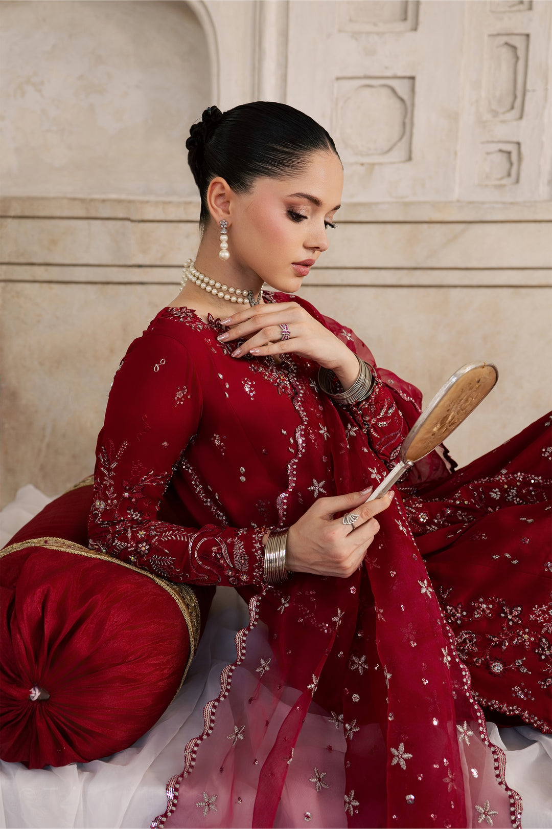 Ghazal e Bahar 3Pc - Wedding Formal Dress