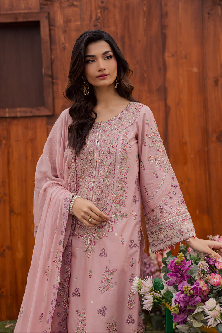 Toska 3Pc - Festive Embroidered Lawn