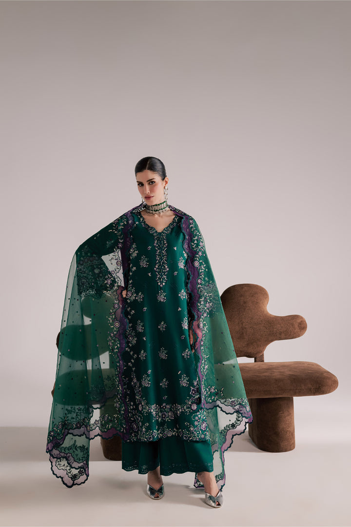 Purple Forest 3Pc - Festive Eid Pret