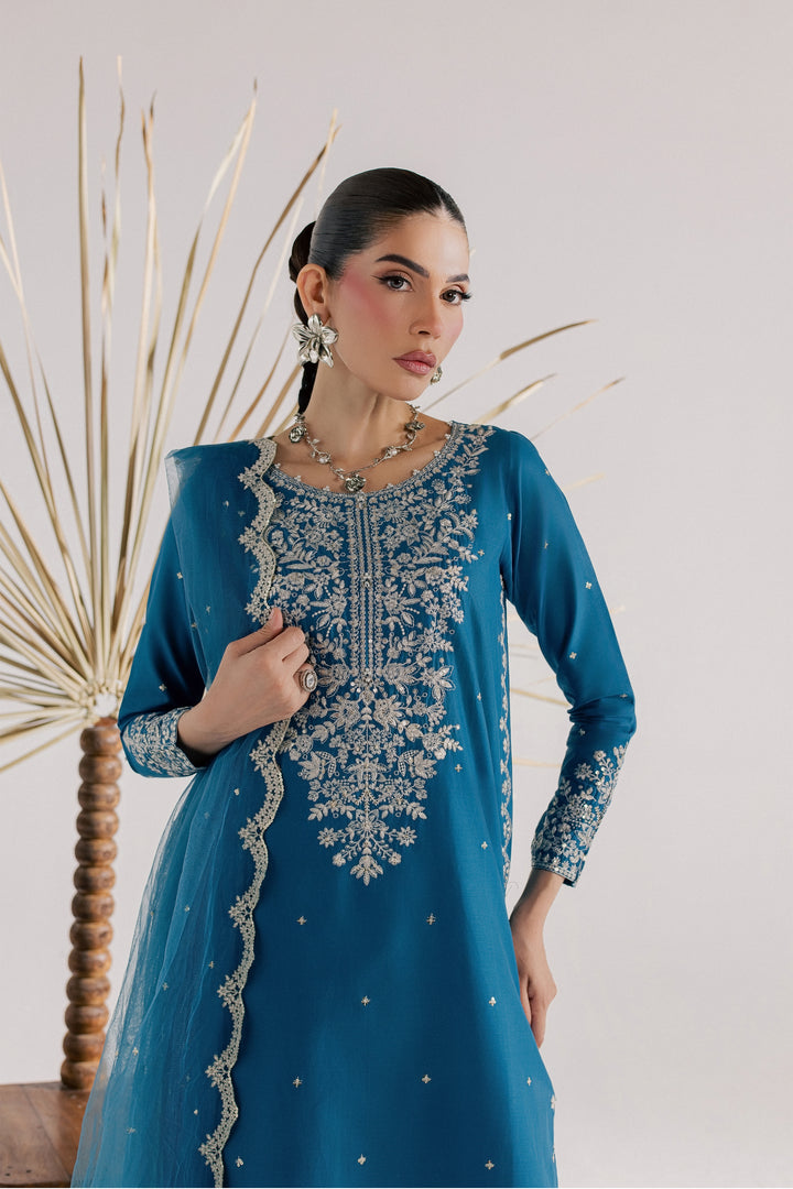 Pomeline 3Pc - Luxury Embroidered Lawn