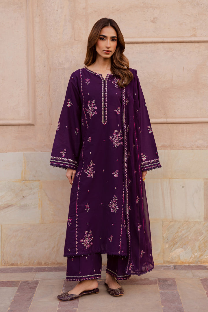 Mashayem 3Pc - Festive Embroidered Lawn
