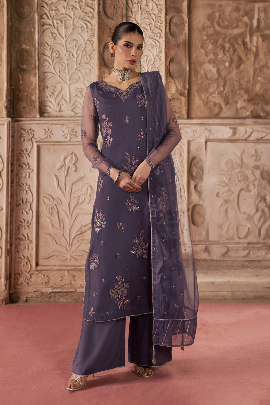 Meesha 3Pc - Festive Luxe Pret