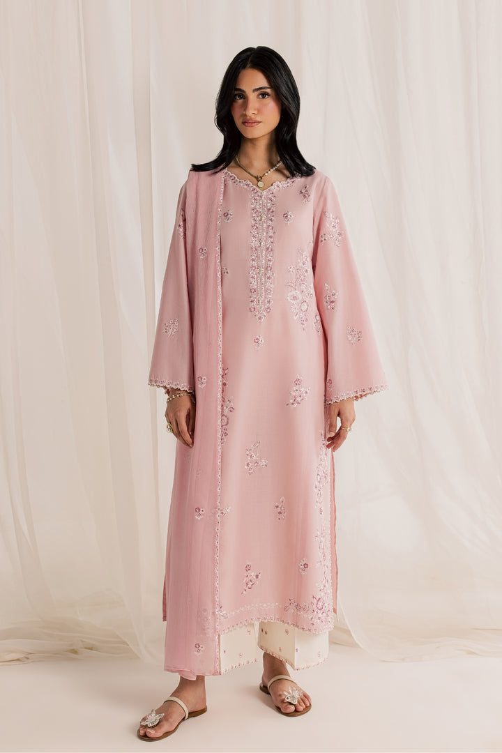 Seda 3Pc - Embroidered Lawn Dress