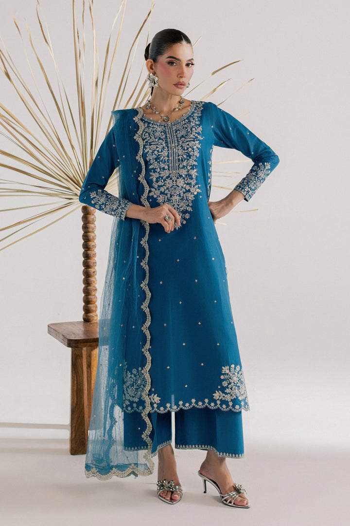 Pomeline 3Pc - Luxury Embroidered Lawn