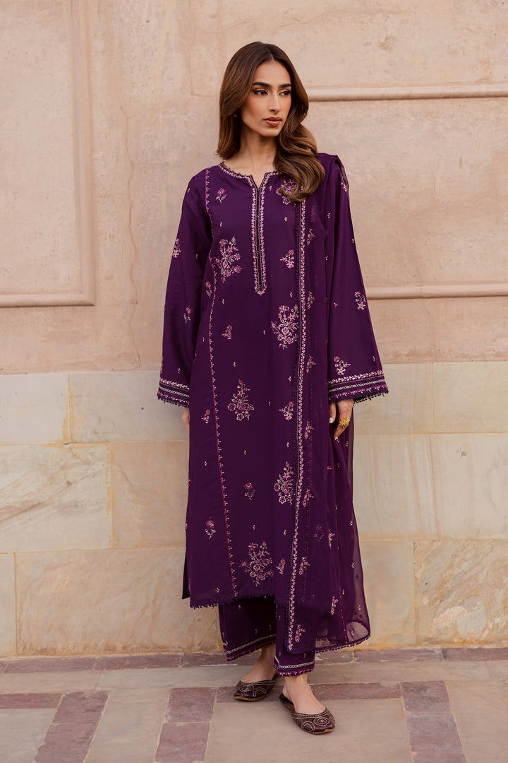 Mashayem 3Pc - Festive Embroidered Lawn