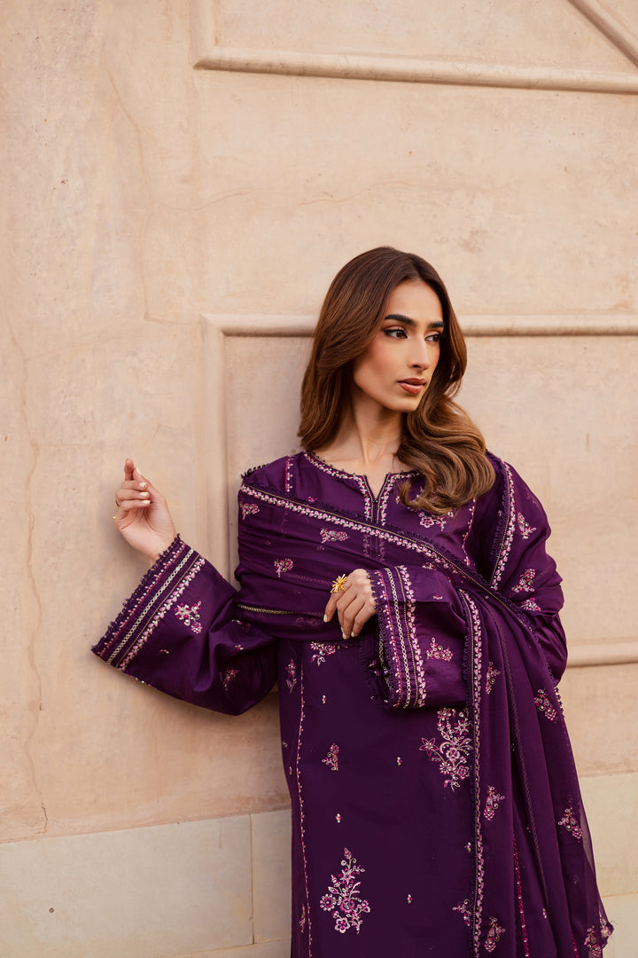Mashayem 3Pc - Festive Embroidered Lawn