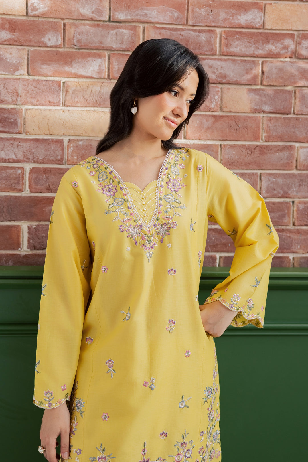 Auric 2Pc - Embroidered Lawn Dress